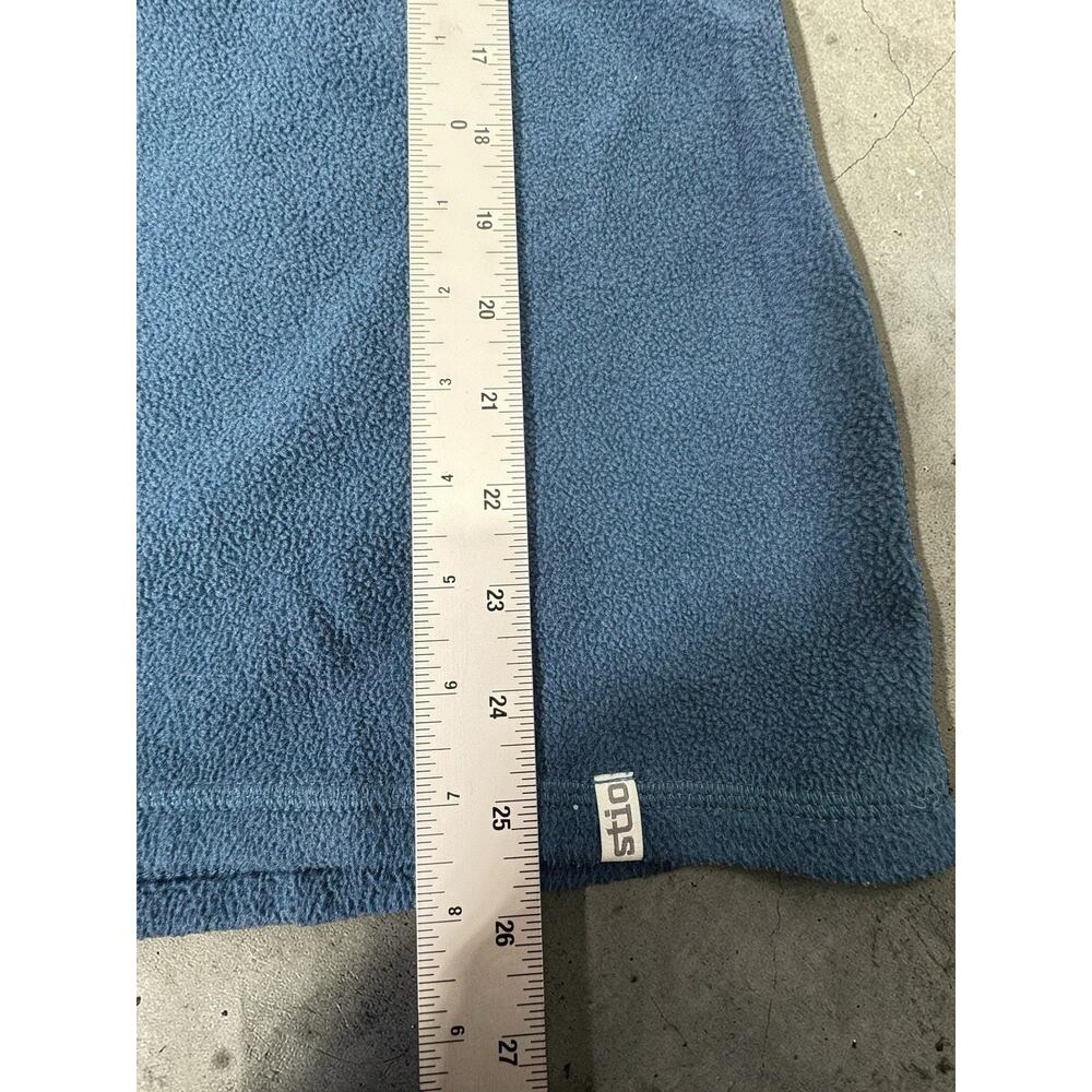 Stio Womens Fleece Quarter Zip Pullover Size Large Blue Outdoor Sweater - Picture 3 of 7